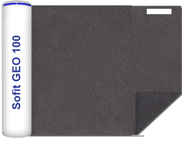 Геотекстиль Sofit GEO 100 (40 м2) термоскрепленный 25x1.6