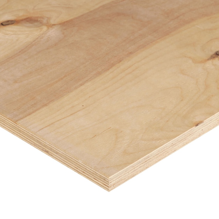 Фанера ФК 1525х1525х12мм, сорт 4/4