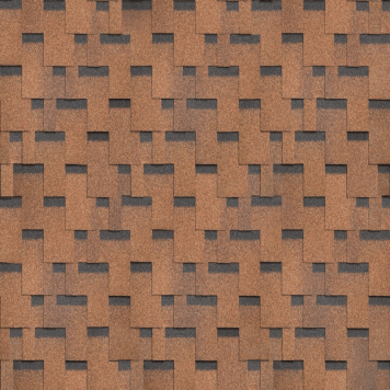 Гибкая черепица Технониколь Шинглас (Shinglas) Фокстрот однослойная, дуб, 3 м²/уп