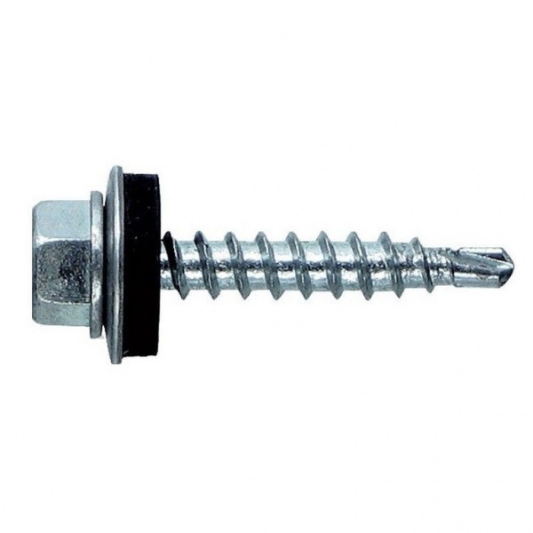 Саморез кровельный ZP 4,8х50 мм оцинкованный