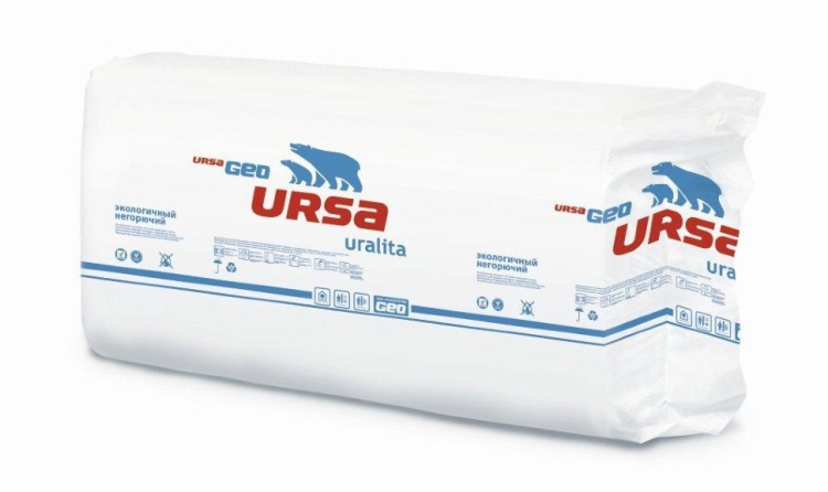 Утеплитель Ursa GEO 33 PN П-30 1250х600х80 12шт. уп