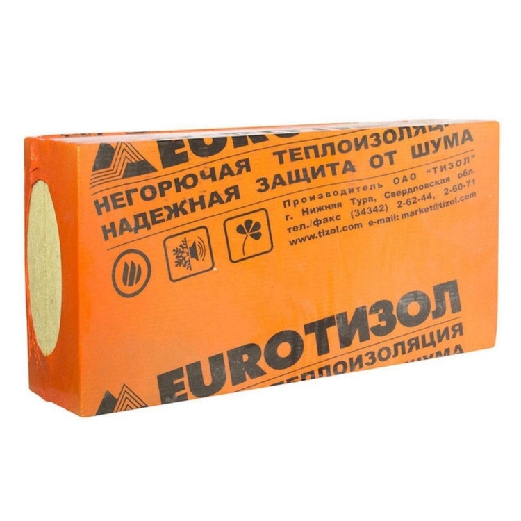 Утеплитель Тизол Евро-Фасад 140 1000х600х130 мм, 2 шт. уп