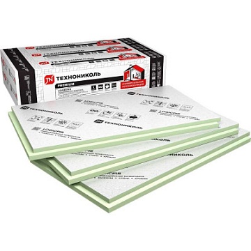 PIR-плита Технониколь LOGICPIR PROF СХМ/СХМ Г2 2385х1185х50 мм, L-кромка, 8 шт/уп, 22,61 м²