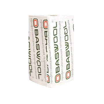 Утеплитель BASWOOL Вент 80 1200х600х100 мм, 3 шт/уп, 2,16 м²