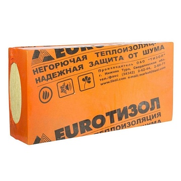 Утеплитель Тизол-Фасад 110 1000х600х200 мм, 2 шт/уп, 1,2 м²