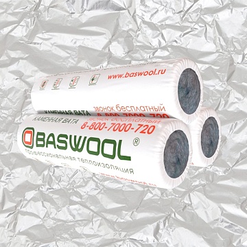 Мат прошивной BASWOOL МП-60 в металлической сетке ГОСТ 21880-2022 2000х1200х50 мм, 2,4 м²