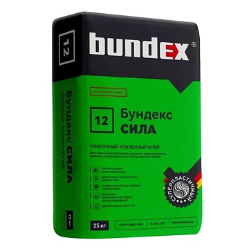 Клей плиточный Бундекс Сила С2 Т, 25 кг