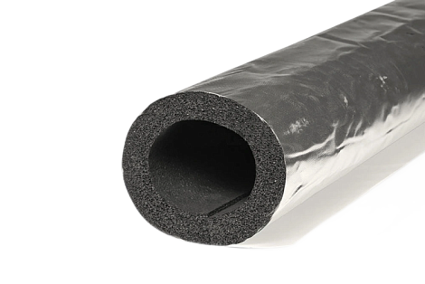 Трубка теплоизоляционная K-FLEX ECO Black IN CLAD 32х160 мм, вспененный каучук, 1 м (уп. 2 м)