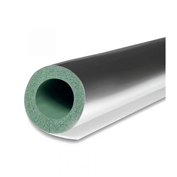 Трубка теплоизоляционная K-FLEX ECO Black AL CLAD 13х28 мм, вспененный каучук, 1 м (уп. 43 м)