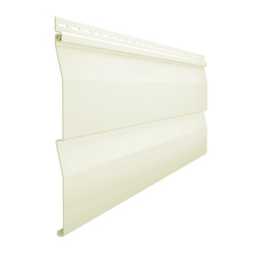 Сайдинг виниловый Docke Standard Корабельный брус D4D, 3000х203 мм, 0,61 м², пломбир