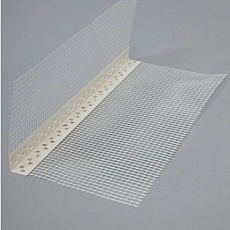 Профиль угловой ПВХ с арм.сеткой 10*15 2,5м  рукав