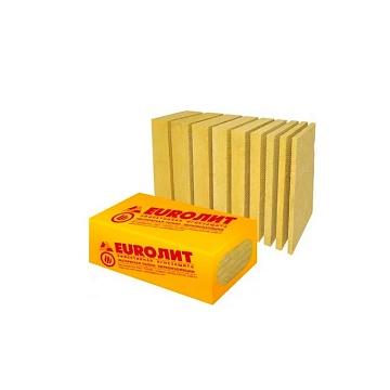 Утеплитель Тизол Евро-ЛИТ 80/Ф1 1000х600х30 мм, 12 шт/уп, 7,2 м²