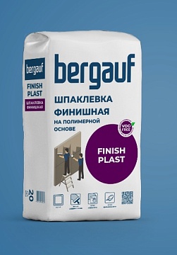 Шпаклевка полимерная финишная Bergauf (Бергауф) Finish Plast, 20 кг